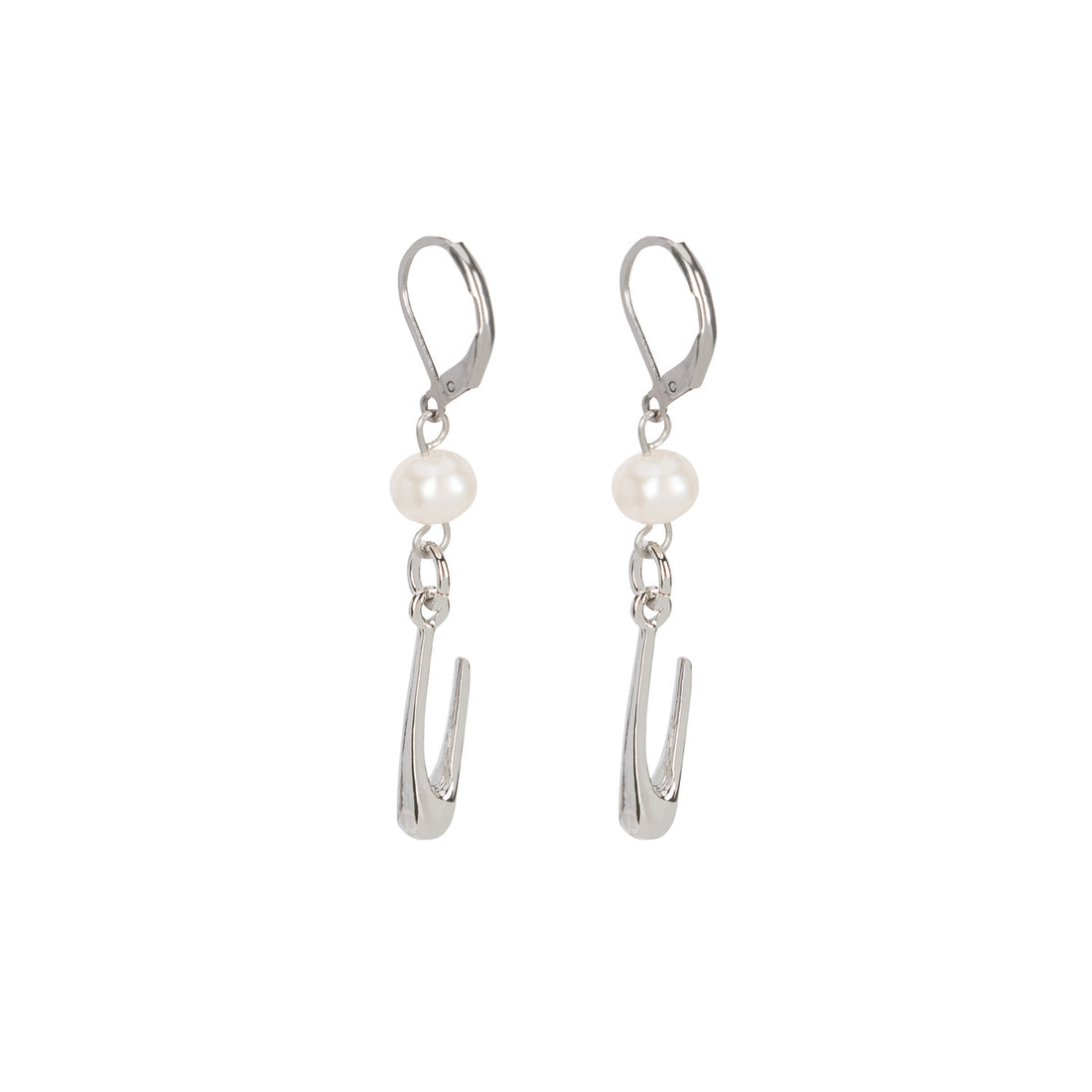 Pearl UTIERRE Monogram Earrings