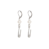 Pearl UTIERRE Monogram Earrings